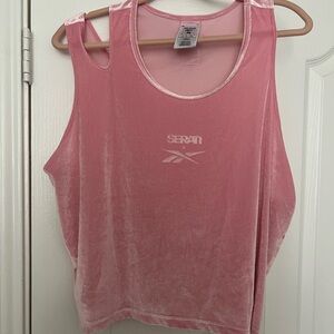 Reebok Pink Velvet Crop Top 💕